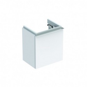 Meuble bas Geberit iCon pour lave-mains avec une porte: B:37cm H:42cm T:28cm Laqué mat / Blanc - 841037000 - GEBERIT | GENMA