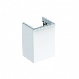 Meuble bas Geberit Smyle Square pour lave-mains avec une porte Laqué ultra-brillant / Blanc - 500.351.00.1 - GEBERIT | GENMA
