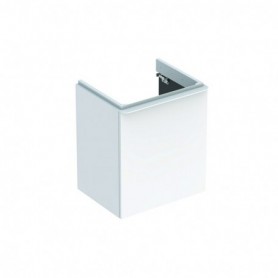 Meuble bas Geberit Smyle Square pour lavabo avec une porte Laqué ultra-brillant / Blanc - 500.365.00.1 - GEBERIT | GENMA