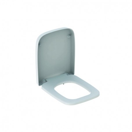 Abattant WC Geberit Renova Plan, forme rectangulaire, fixation par le  dessous: A