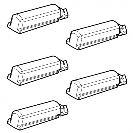 Set de segments coulissants pour ébavureur Geberit (5 pc.) - 244.300.00.1 - GEBERIT | GENMA