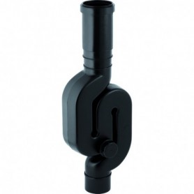 Siphon en S Geberit PE avec trappe de visite: d:110mm - 367.813.16.1 - GEBERIT | GENMA