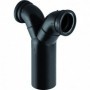 Coude de raccordement double 90° Geberit PE pour WC suspendu: d:110mm