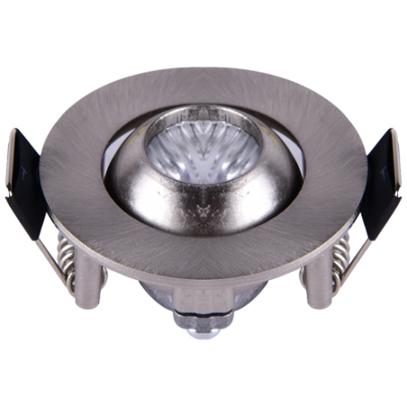 3W Mini LED Downlight 270 Lmn IP 44 6500K Aluminium - 50mm Driver Inclus - HS441/1 - DUNYA LED | GENMA