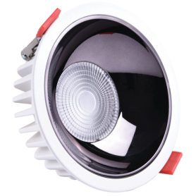 24W Downlight LED 2280 Lmn IP 44 4000K Aluminium - 169mm Driver Inclus - HS473/2 - DUNYA LED | GENMA