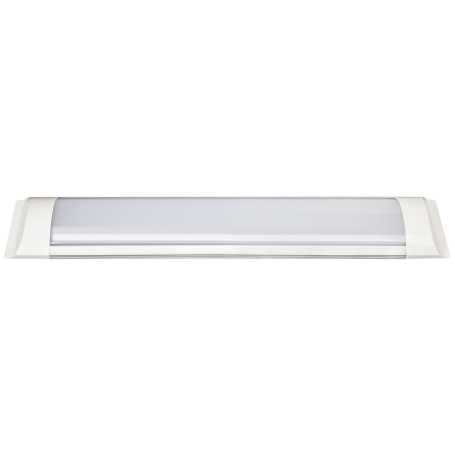 20W Reglette LED Slim1900 Lmn IP44 6500K Aluminium + ABS Plastique - 600mm Fixation Inclus - HS802/1 - DUNYA LED | GENMA