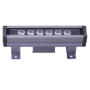 6W Wallwasher LED 660 Lmn IP66Bleu Aluminium + Verre - 200mm Fixation Inclus - HS906-BL - DUNYA LED | GENMA
