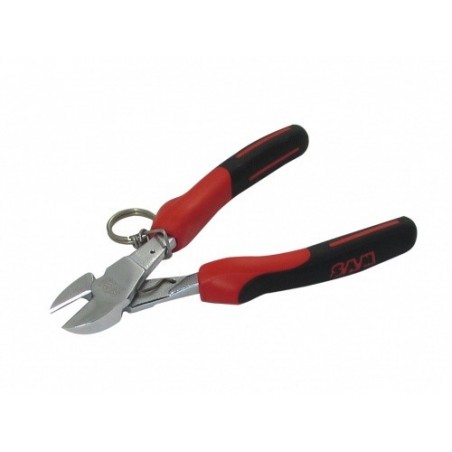 PINCE COUPANTE DIAG.BIMAT. RESSORT 165 MM AVEC CLIP INOX FME