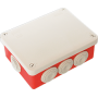 Boîte IP55 170x105x70 base rouge - 50106 - EUROHM | GENMA