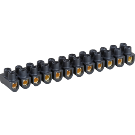 Barrettes laiton noire 6 mm² - 70002 - EUROHM | GENMA