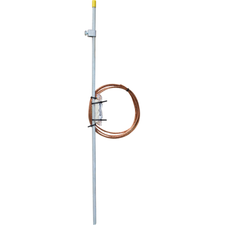 Kit piquet galva 1m + barette de terre + 3m cablette 25² - 70513 - EUROHM | GENMA