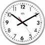 Horloge Ø 400 mm - Etanche IP65 - Lunette inox époxy - Cadran aluminium époxy - Verre minéral - Sur pile - 7152P - IHM | GENMA