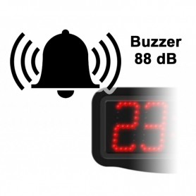 Buzzer 88 dB pour afficheurs LED 1100-1200-2100-2200RG - 1100RG/BUZ - IHM | GENMA