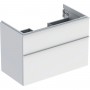 502.305.01.3 - Meuble sous lavabo 90 cm Geberit iCon 2 tiroirs Blanc mat - GEBERIT | GENMA