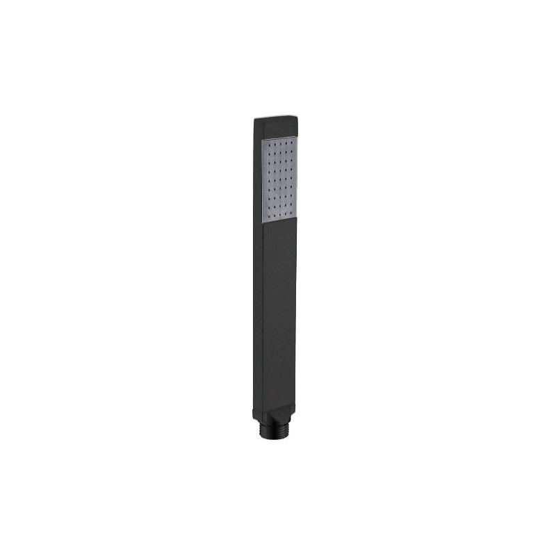 Douchette à main 1 jet square noir brosse - 957PZ - PAINI | GENMA