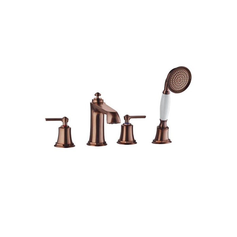 Mélangeur bain/douche 4 trous mural LADYS - 909ORB714 - PAINI | GENMA