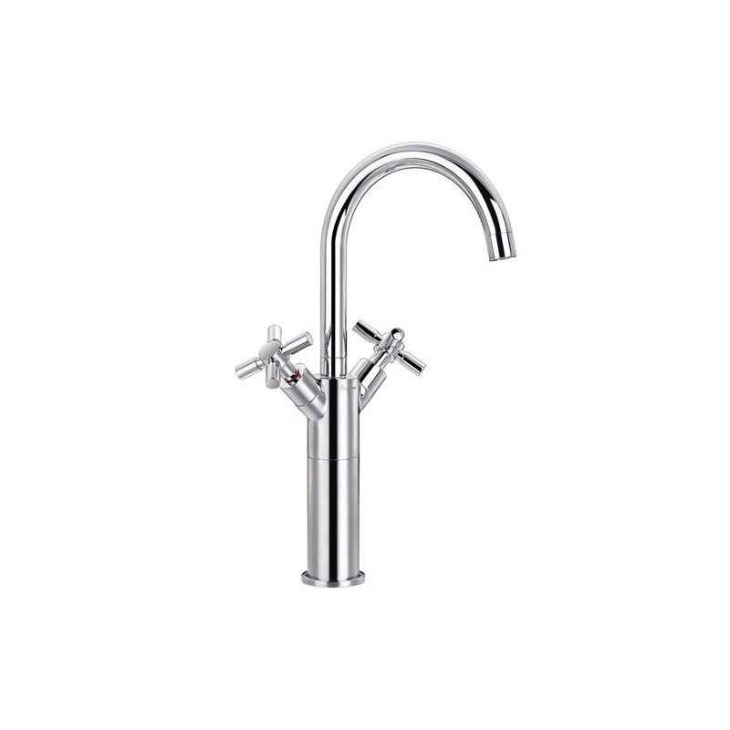 Mélangeur lavabo réhaussé TUBOS sans tirette - FHCR617 - PAINI | GENMA