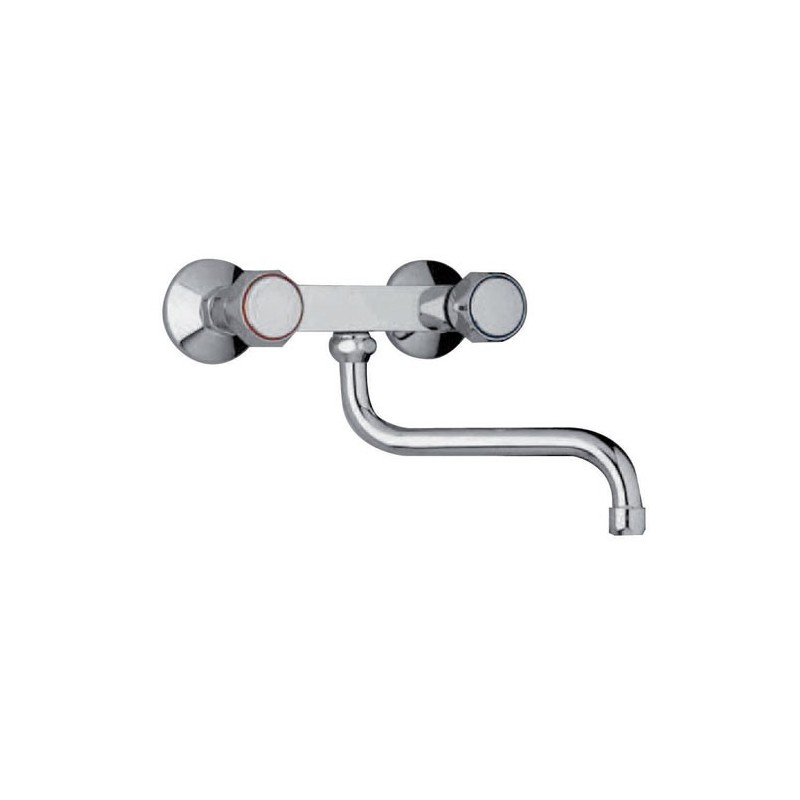 Mélangeur évier mural - TZCR501A - PAINI | GENMA
