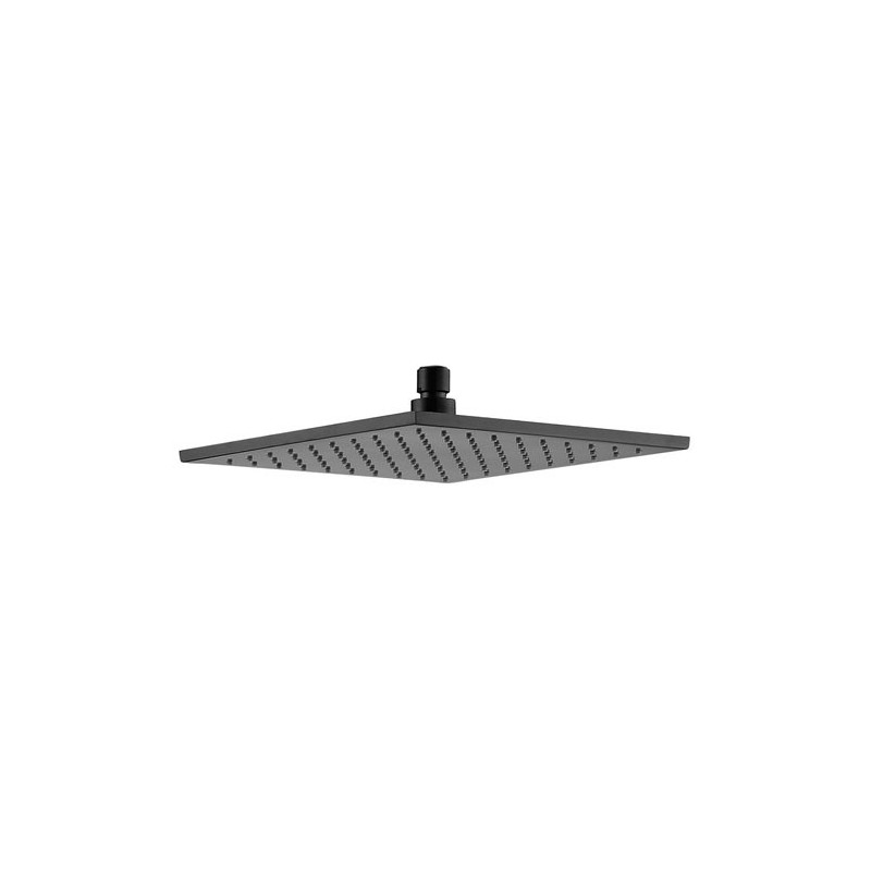 Pomme de tête carrée 250 mm noir brosse - SQPZ252 - PAINI | GENMA