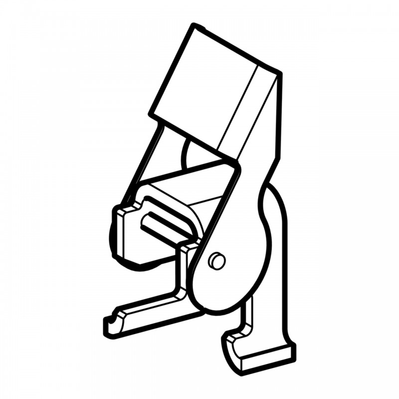 Clip de rails système Geberit Duofix - 240.616.00.1 - Gébérit | GENMA