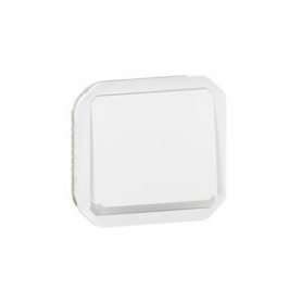 Poussoir NO lumineux Plexo composable blanc - 069632L - Legrand | GENMA