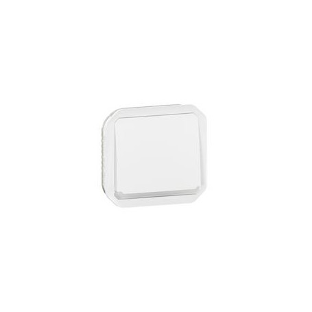 Poussoir NO lumineux Plexo composable blanc - 069632L - Legrand | GENMA