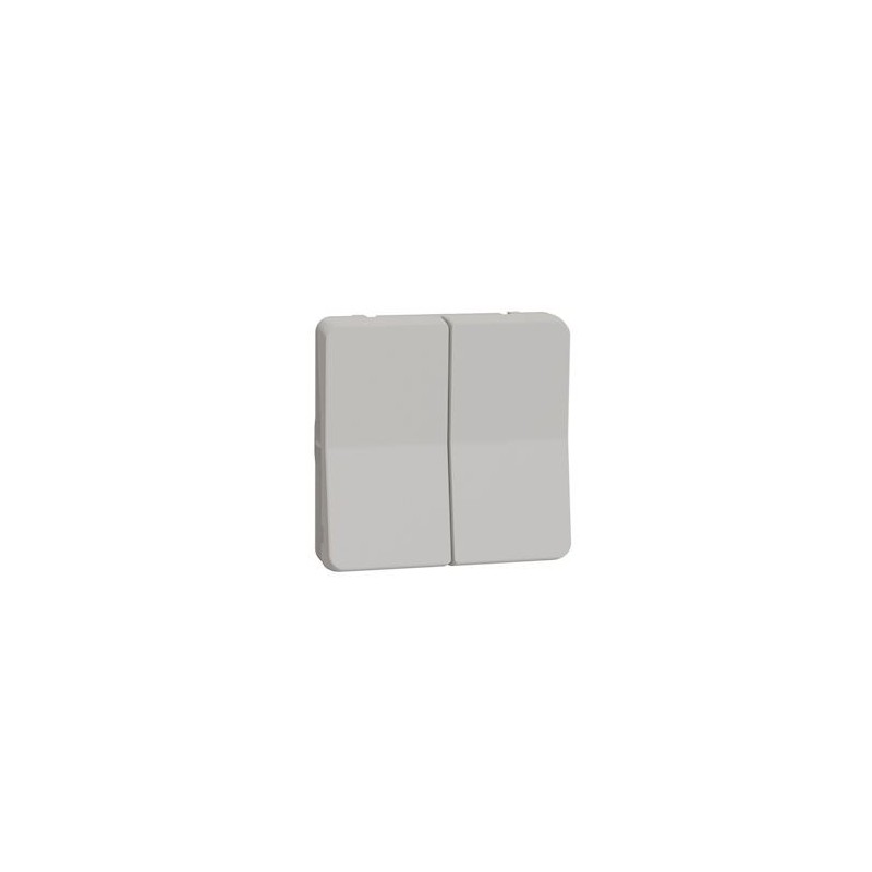 SCHNEIDER MUR34151 Rahmen 2-fach Senkrecht - IP55 IK08 Grau