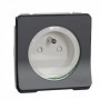 Mureva Styl - Prise de courant 2P+T a vis - composable - IP55 - IK08 - gris - MUR38030 - Schneider Electric | GENMA