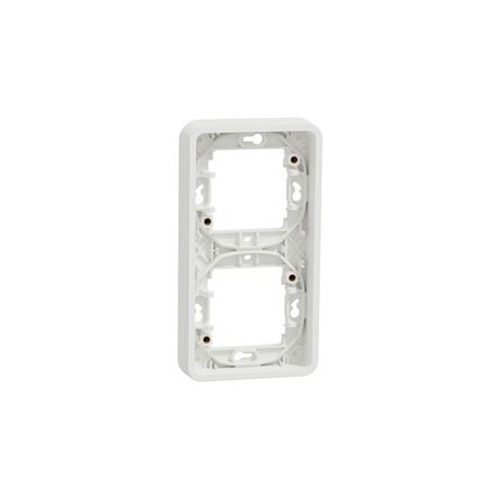 Mureva Styl - Cadre 2 postes vertical - encastre - IP55 - IK08 - blanc - MUR39151 - Schneider Electric | GENMA