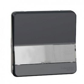 Mureva Styl - Bouton poussoir porte-etiquette - composable - IP55 - IK08 - gris - MUR34029 - Schneider Electric | GENMA