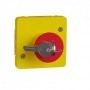 Mureva Styl - Arret d'urgence a cle - composable IP55 - IK08 - jaune - MUR35052 - Schneider Electric | GENMA