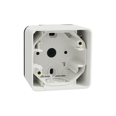 Mureva Styl - Boite 1 poste - saillie - IP55 - IK08 - blanc - MUR39911 - Schneider Electric | GENMA