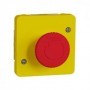 Mureva Styl - Arret d'urgence 1-4 tour - composable IP55 - IK08 - jaune - MUR35053 - Schneider Electric | GENMA