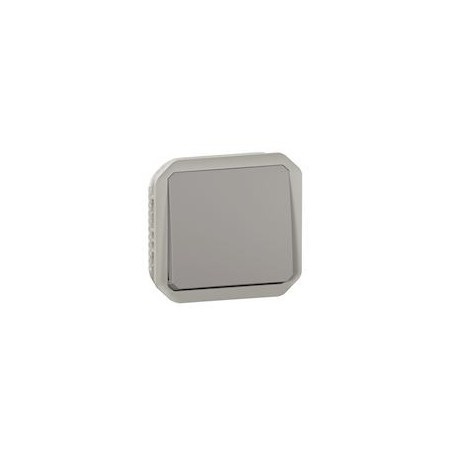 Poussoir NO-NF Plexo composable gris - 069541L - Legrand | GENMA