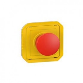Coup de poing d'urgence Plexo composable jaune - 069547L - Legrand | GENMA
