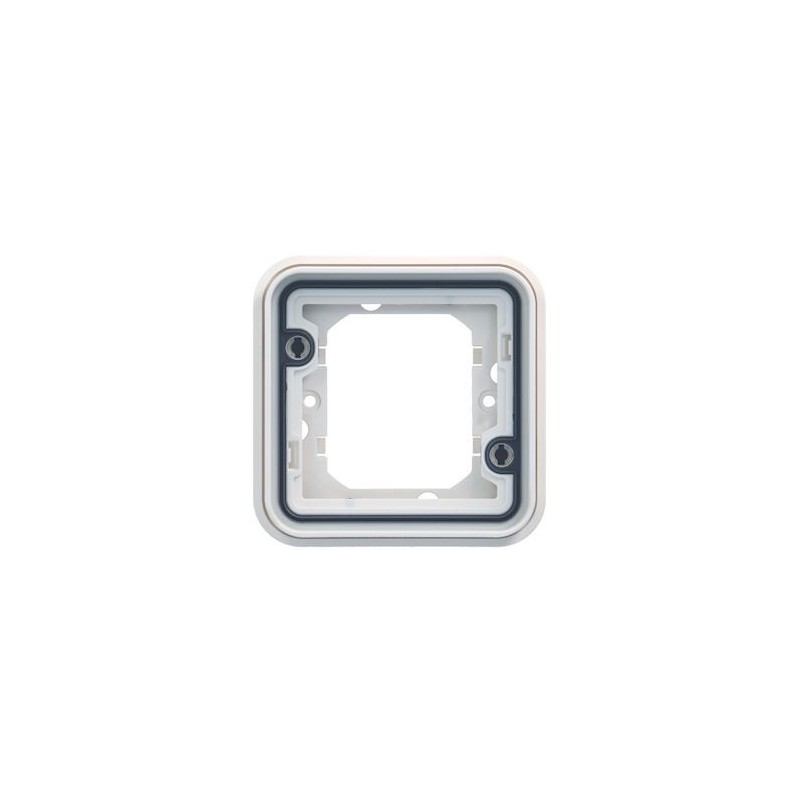Hager WNA402B Support d'encastrement double horizontale associable