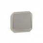 Poussoir NO lumineux Plexo composable gris - 069542L - Legrand | GENMA