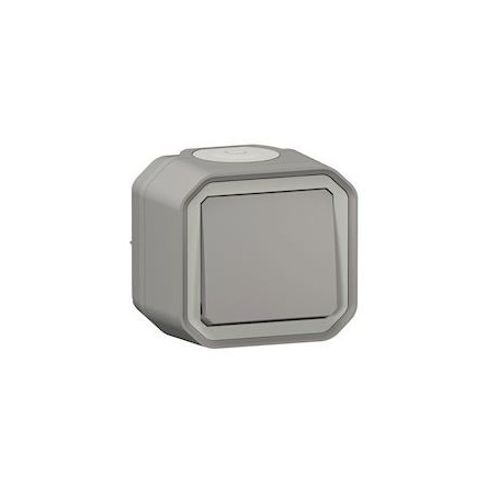 Poussoir NO Plexo complet saillie gris - 069720L - Legrand | GENMA