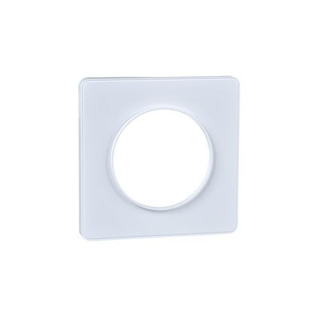 Odace Touch - plaque de finition 1 poste - Blanc RAL9003 - S520802 - Schneider Electric | GENMA