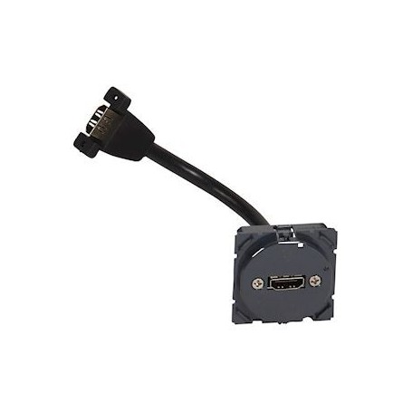 Prise audio et video HDMI version 2.0 Type-A Celiane pre-connectorisee - 067377 - Legrand | GENMA