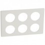 Plaque Celiane Laque 2x3 postes - finition Blanc - 068609 - Legrand | GENMA