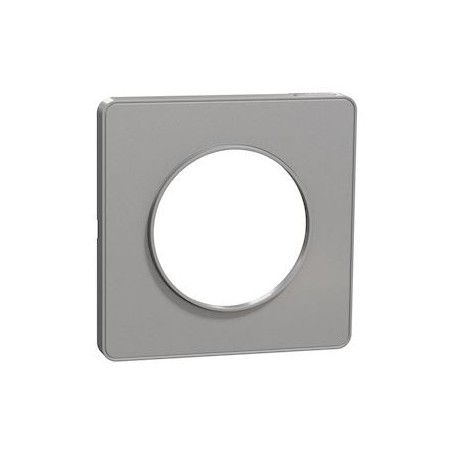 Odace Touch - plaque de finition 1 poste - Alu - S530802 - Schneider Electric | GENMA