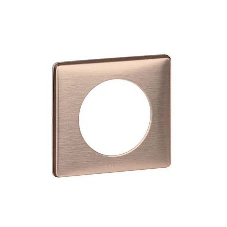 Plaque Celiane Metal 1 poste - finition Copper - 068991 - Legrand | GENMA