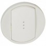 Enjoliveur large Celiane pour toutes commandes d'eclairage standard - Blanc - 068003 - Legrand | GENMA