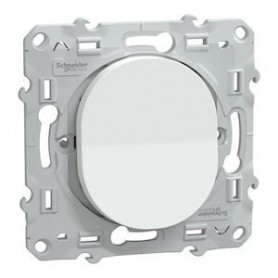 Ovalis - interrupteur va et vient - 10AX - Blanc - S320204 - Schneider Electric | GENMA