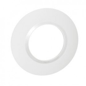 Plaque ronde dooxie 1 poste finition blanc - 600980 - Legrand | GENMA