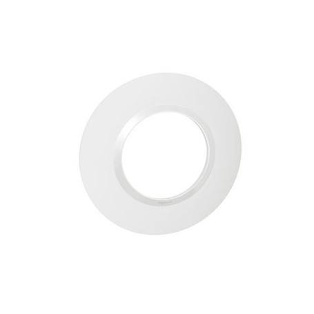 Plaque ronde dooxie 1 poste finition blanc - 600980 - Legrand | GENMA