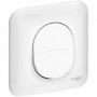 Ovalis - Interrupteur va et vient - 10 AX avec plaque Blanc - S260204 - Schneider Electric | GENMA