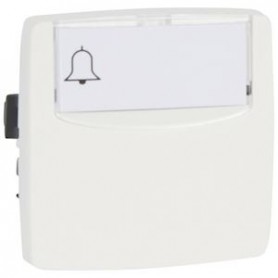 Poussoir 6A porte-etiquette Appareillage saillie composable - blanc - 086109 - Legrand | GENMA