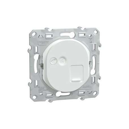 Ovalis - prise RJ45 - cat.6 STP - reseaux VDI - grade 3 - Blanc - S320476 - Schneider Electric | GENMA